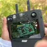 Acompanhamento em tempo real de voo de drone no mapeamento florestal
